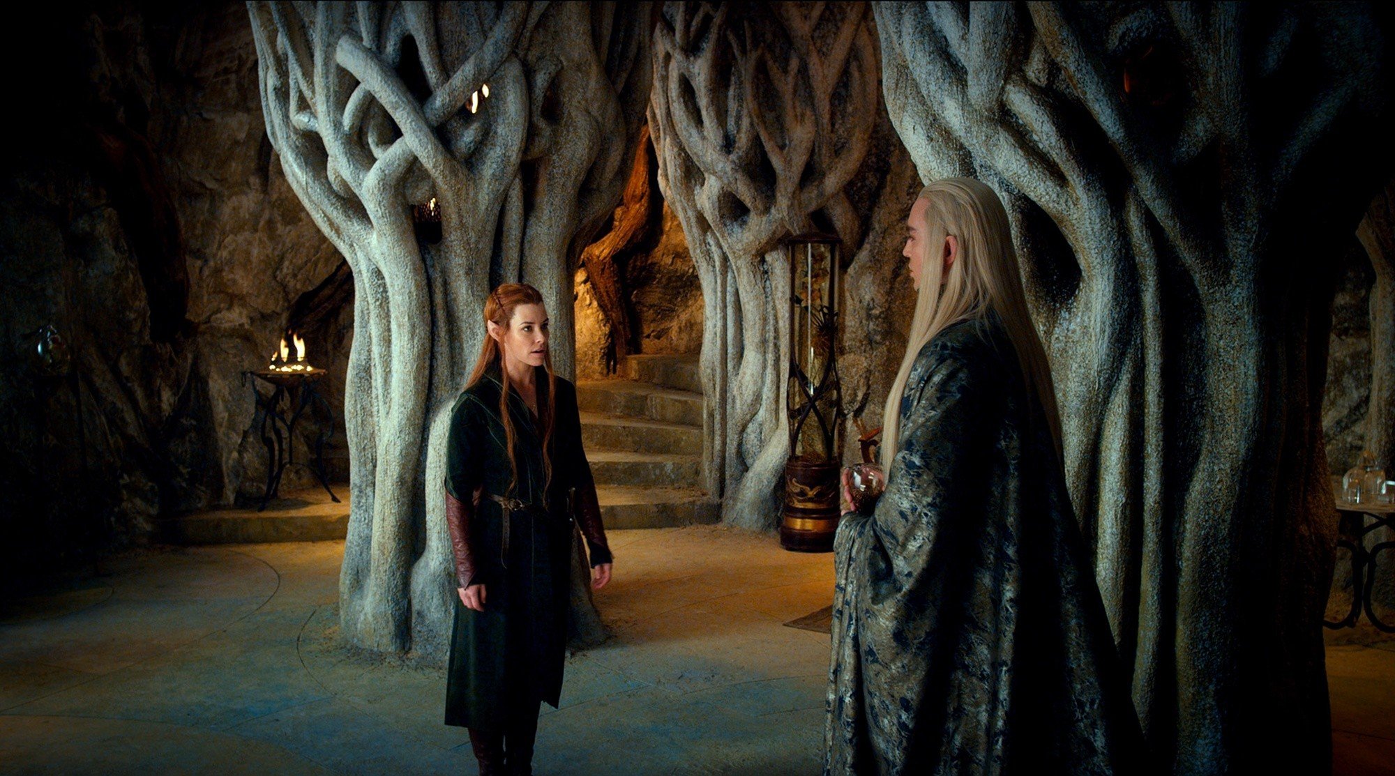 Evangeline Lilly stars as Tauriel in Warner Bros. Pictures' The Hobbit: The Desolation of Smaug (2013)