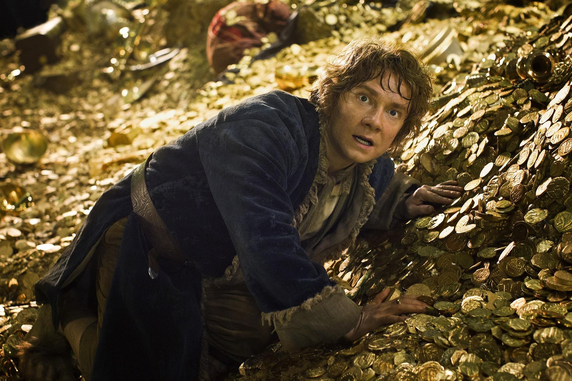 Martin Freeman stars as Bilbo Baggins in Warner Bros. Pictures' The Hobbit: The Desolation of Smaug (2013)