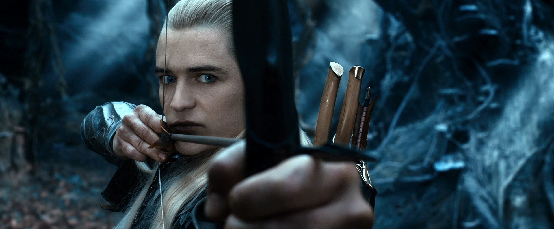 Orlando Bloom stars as Legolas in Warner Bros. Pictures' The Hobbit: The Desolation of Smaug (2013)