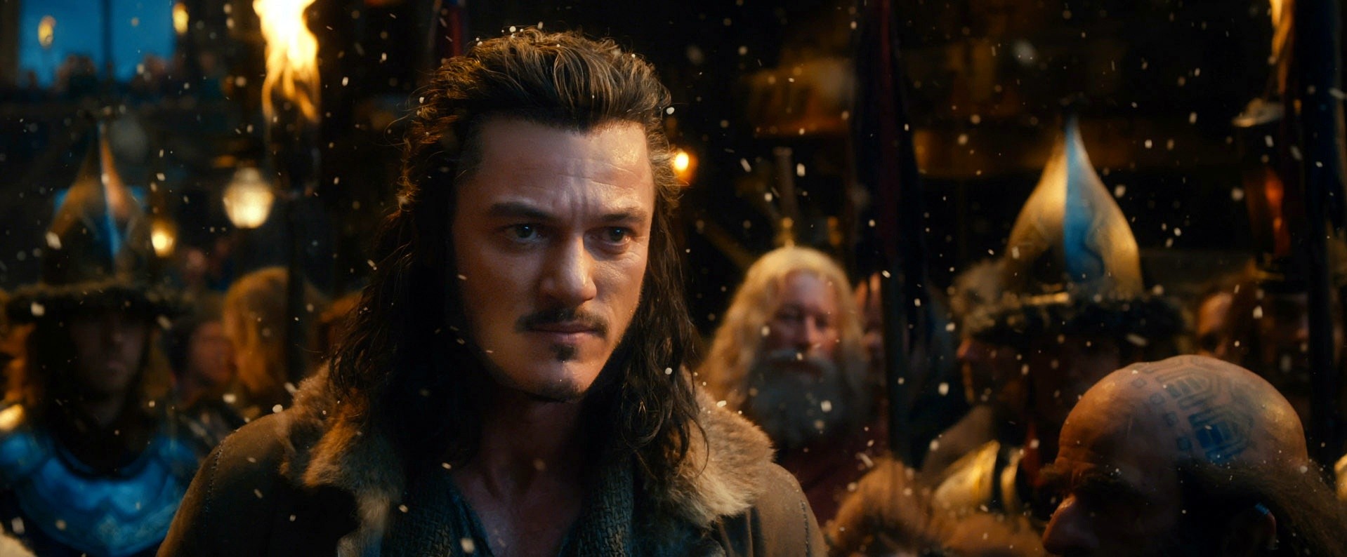 Luke Evans stars as Bard the Bowman in Warner Bros. Pictures' The Hobbit: The Desolation of Smaug (2013)