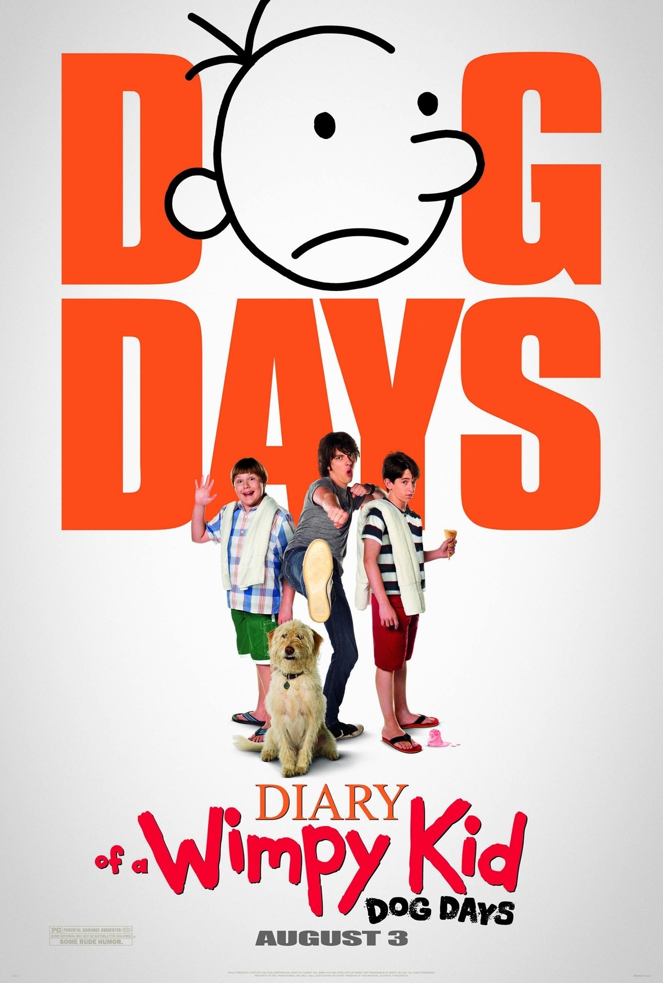 Poster of The 20th Century Fox's Diary of a Wimpy Kid: Dog Days (2012)