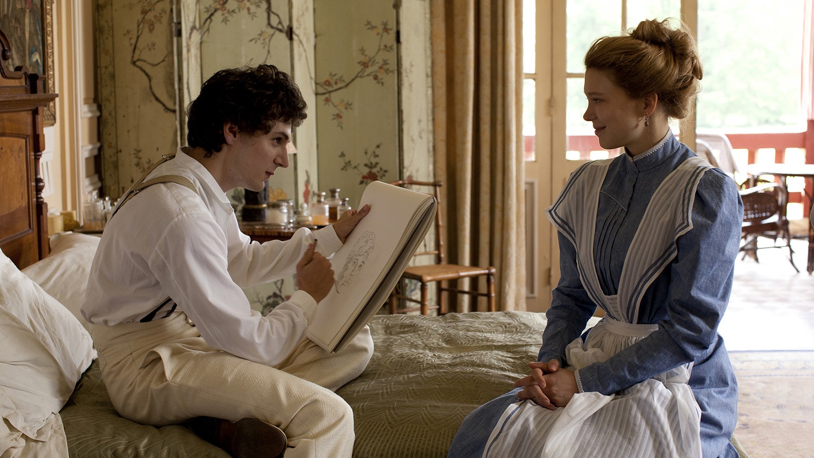Vincent Lacoste stars as Georges and Lea Seydoux stars as Celestine in Cohen Media Group's Diary of a Chambermaid (2016)