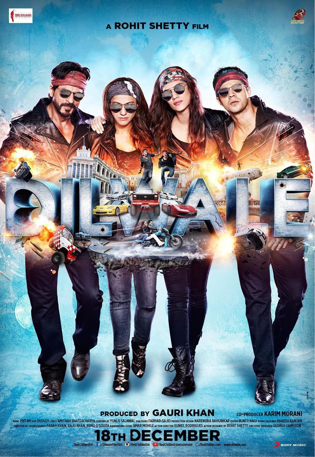 Poster of Red Chillies Entertainment's Dilwale (2015)