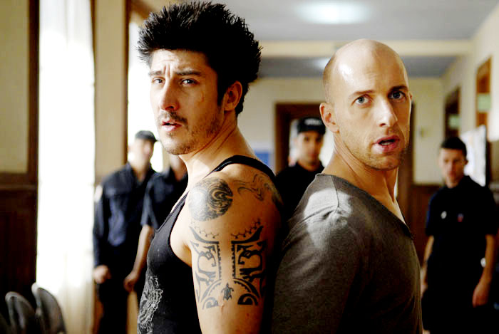 David Belle stars as Leito and Cyril Raffaelli stars as Capt. Damien Tomaso in Magnet Releasing's District 13: Ultimatum (2010)
