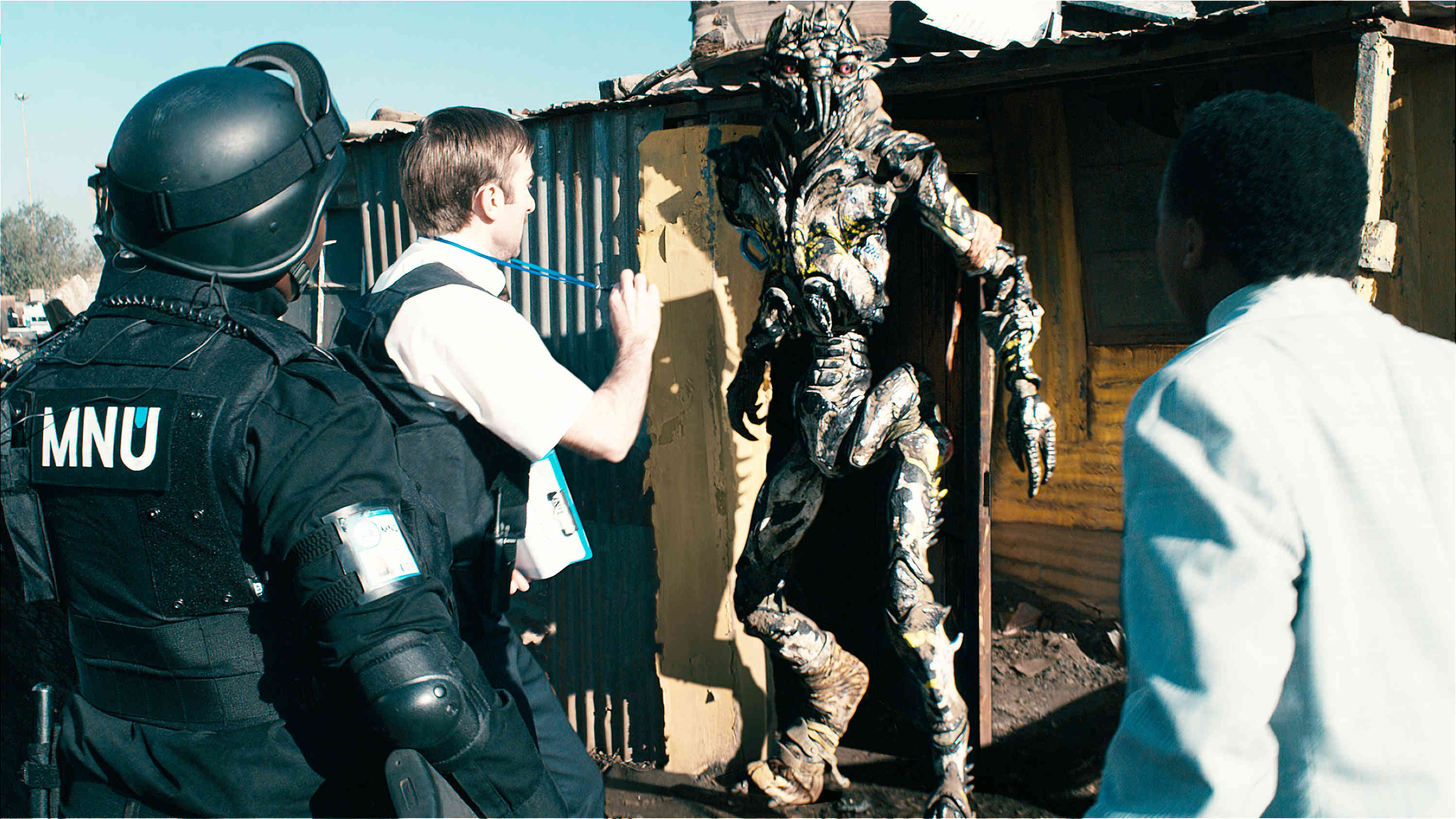 Sharlto Copley stars as Wikus Van De Merwe in Sony Pictures Entertainment's District 9 (2009)