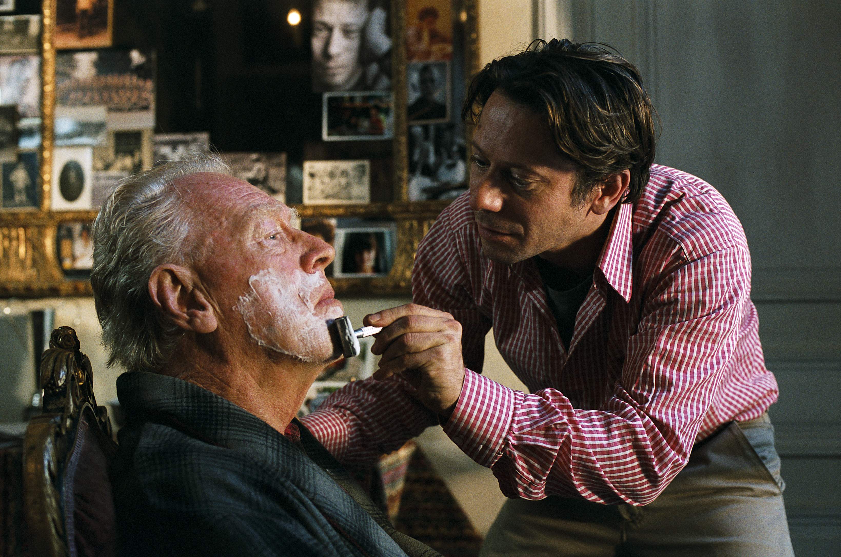 Max von Sydow and Mathieu Amalric star in Miramax Film's The Diving Bell and the Butterfly (2007)