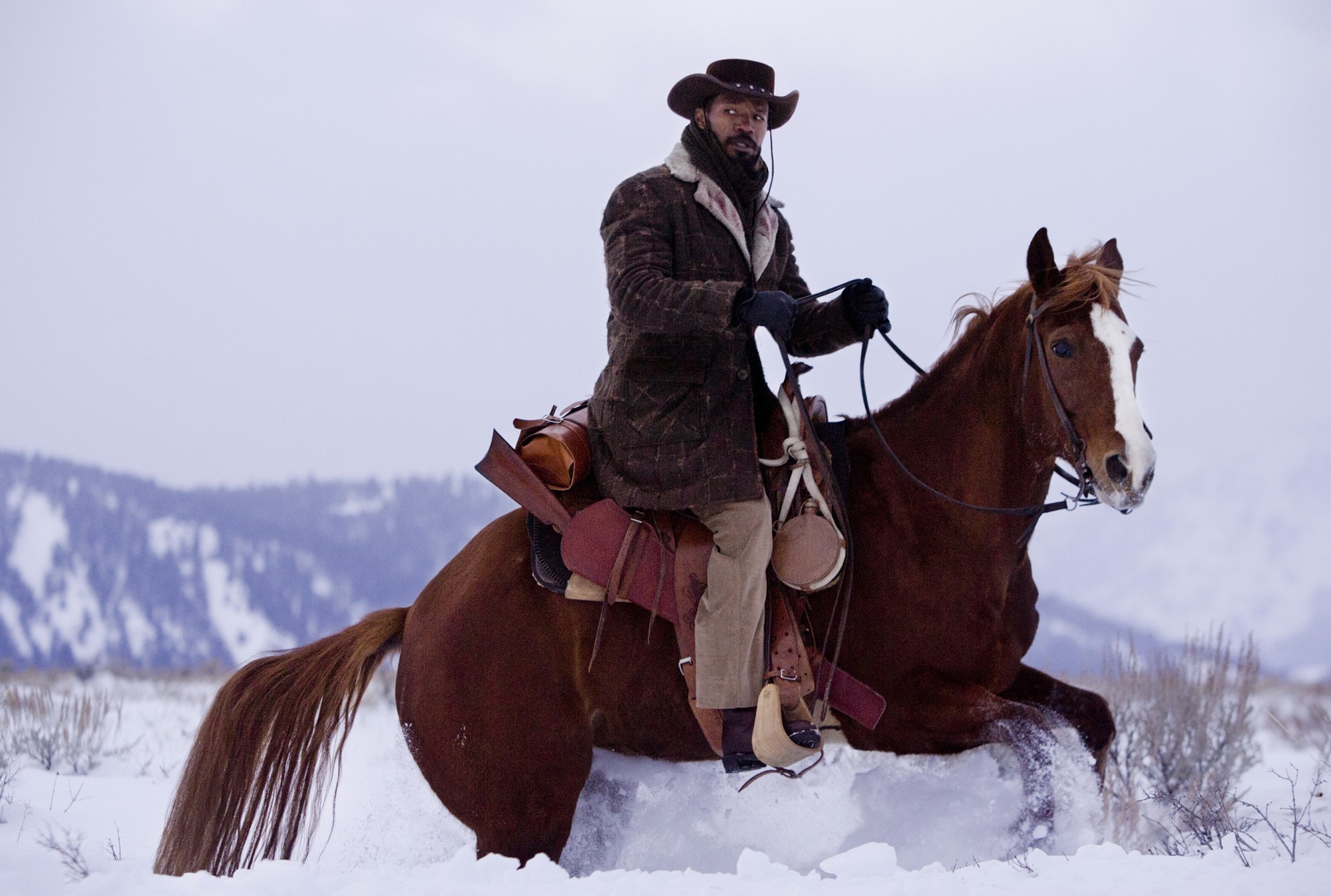 Jamie Foxx stars as Django in The Weinstein Company's Django Unchained (2012)