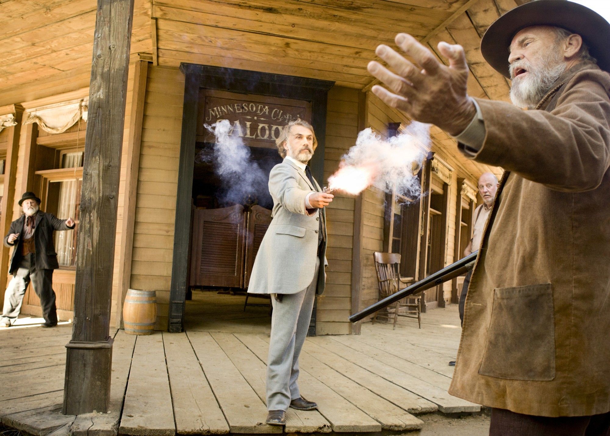 Christoph Waltz stars as Dr. King Schultz in The Weinstein Company's Django Unchained (2012)