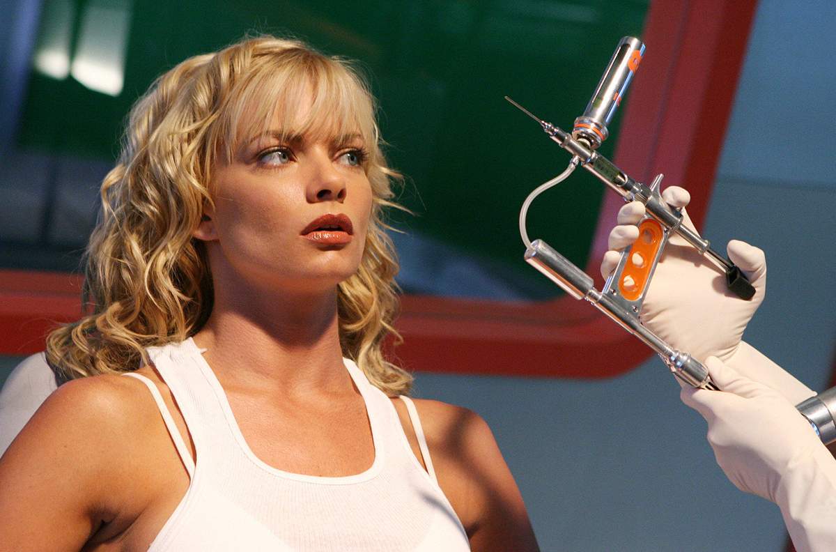 Jaime Pressly as Tina Armstrong in Dimension Films' DOA: Dead or Alive (2006)