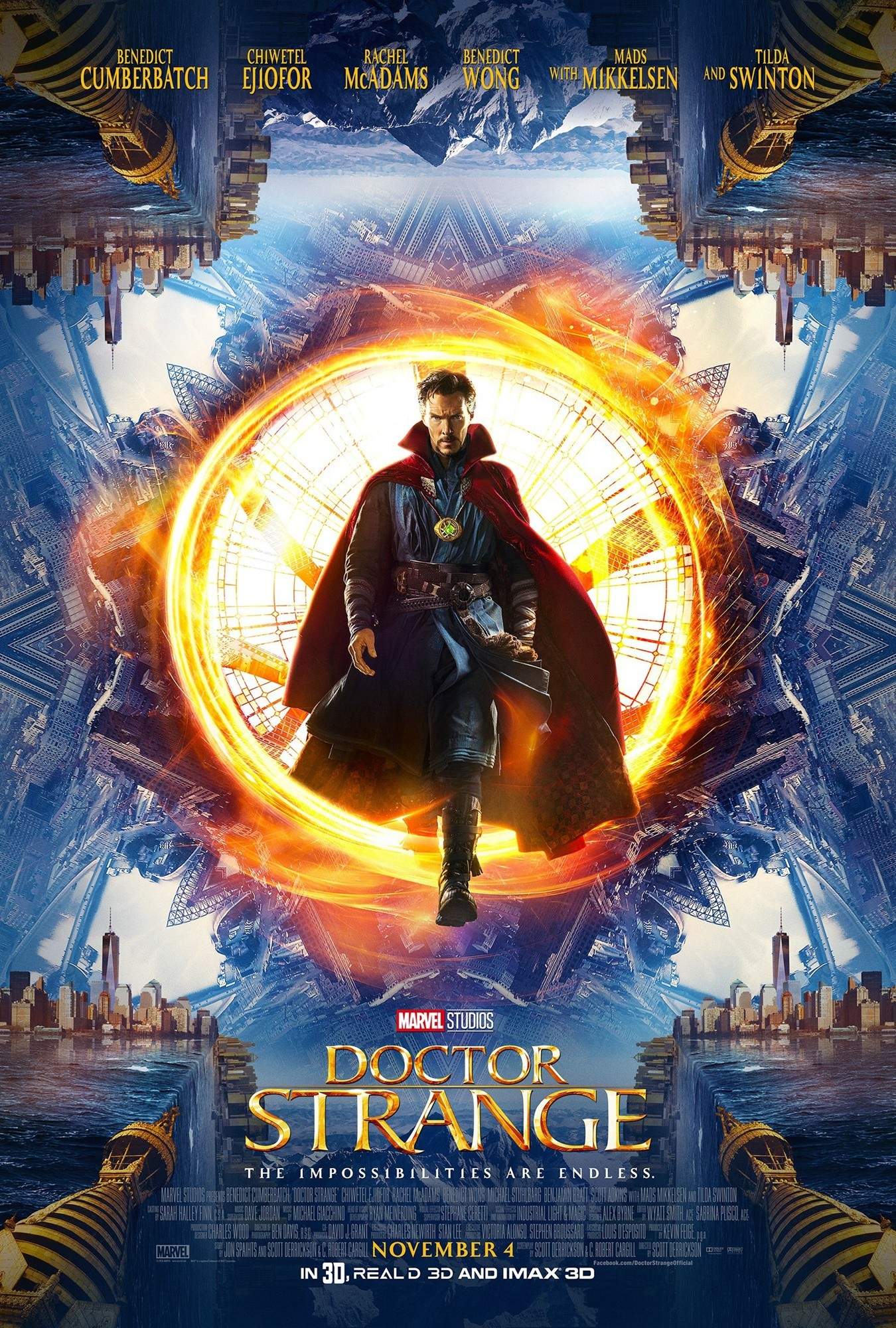 Poster of Walt Disney Pictures' Doctor Strange (2016)