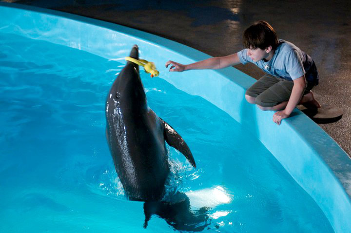 Nathan Gamble stars as Sawyer Nelson in Warner Bros. Pictures' Dolphin Tale (2011)