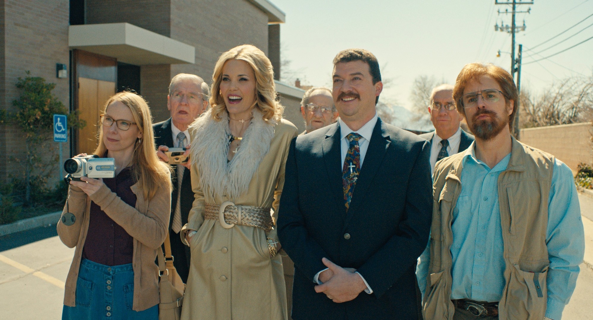 Amy Ryan, Leslie Bibb, Danny McBride and Sam Rockwell in Lionsgate Premiere's Don Verdean (2015)