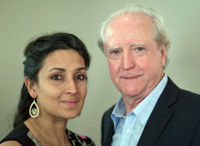 Sarah Ripard stars as Fairouz Cooke and Scott Wilson stars as Winston Cooke Sr. in Brainstorm Media's Dorfman in Love (2013)