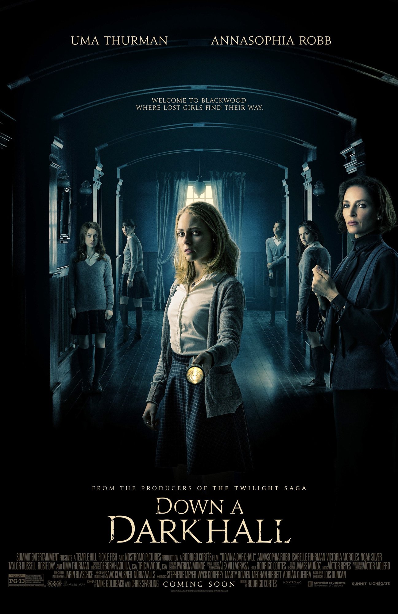 Poster of Lionsgate Films' Down a Dark Hall (2018)
