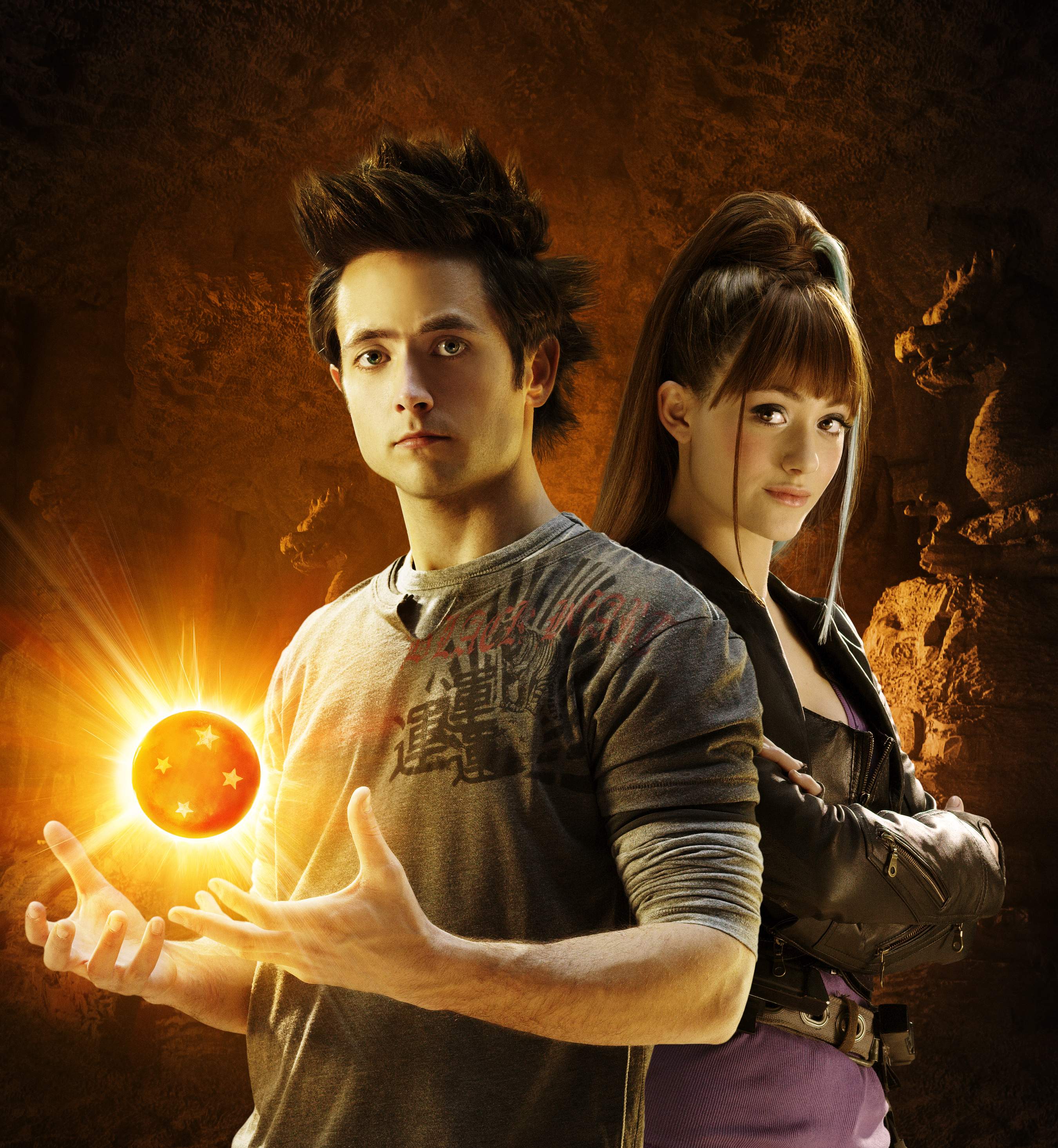 Justin Chatwin stars as Goku and Emmy Rossum stars as Bulma in The 20th Century Fox Pictures' Dragonball Evolution (2009)