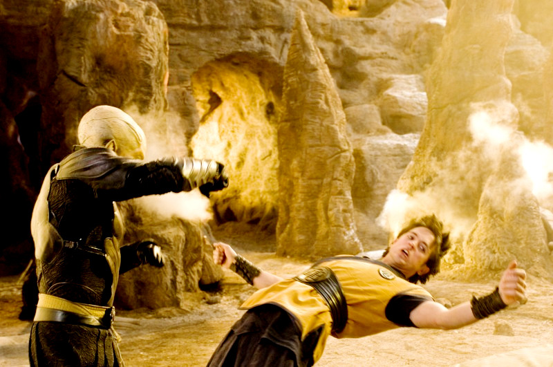 James Marsters stars as Lord Piccolo and Justin Chatwin stars as Goku in The 20th Century Fox Pictures' Dragonball Evolution (2009)