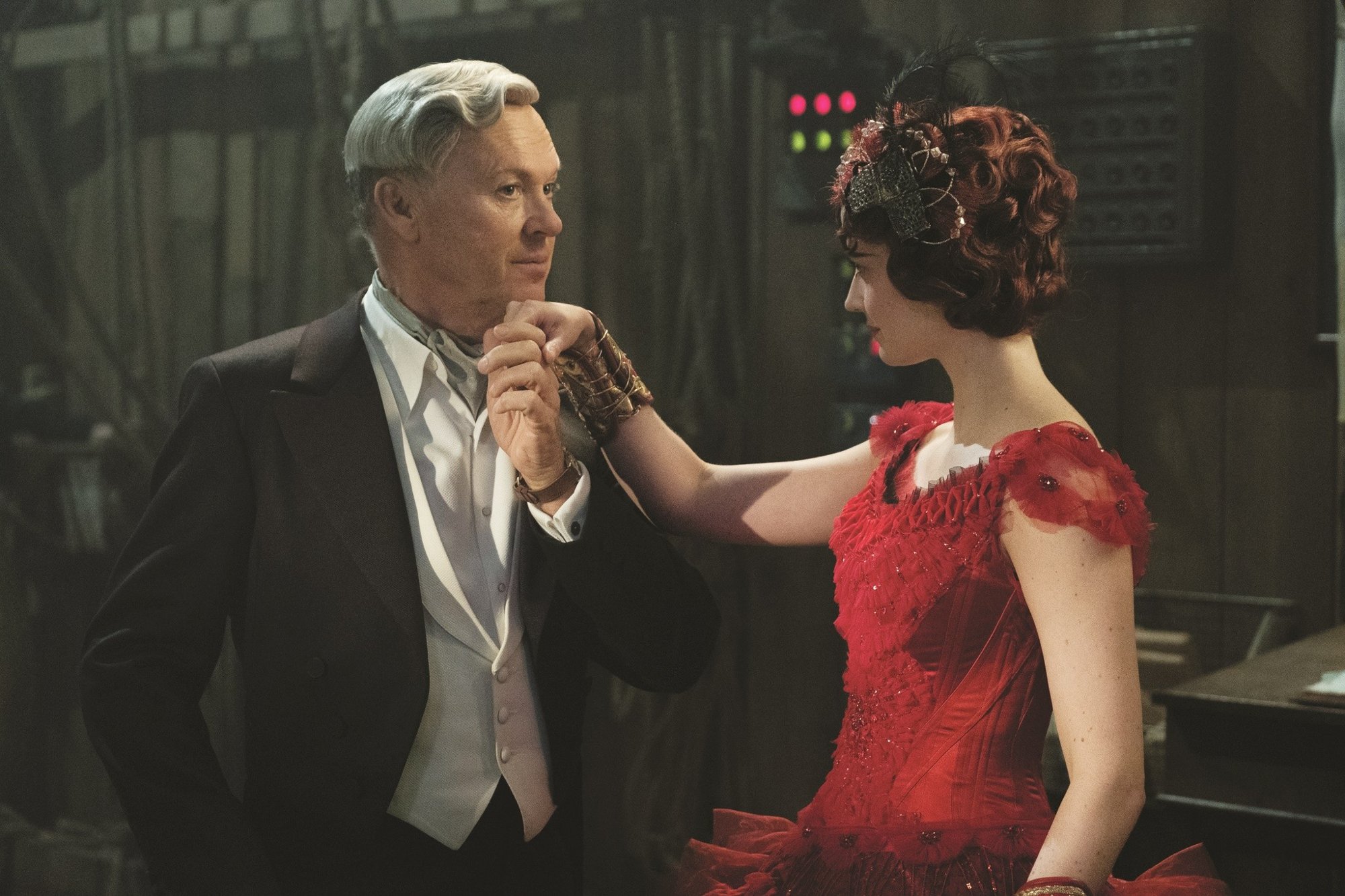 Michael Keaton stars as V. A. Vandevere and Eva Green stars as Colette Marchant in Walt Disney Pictures' Dumbo (2019)