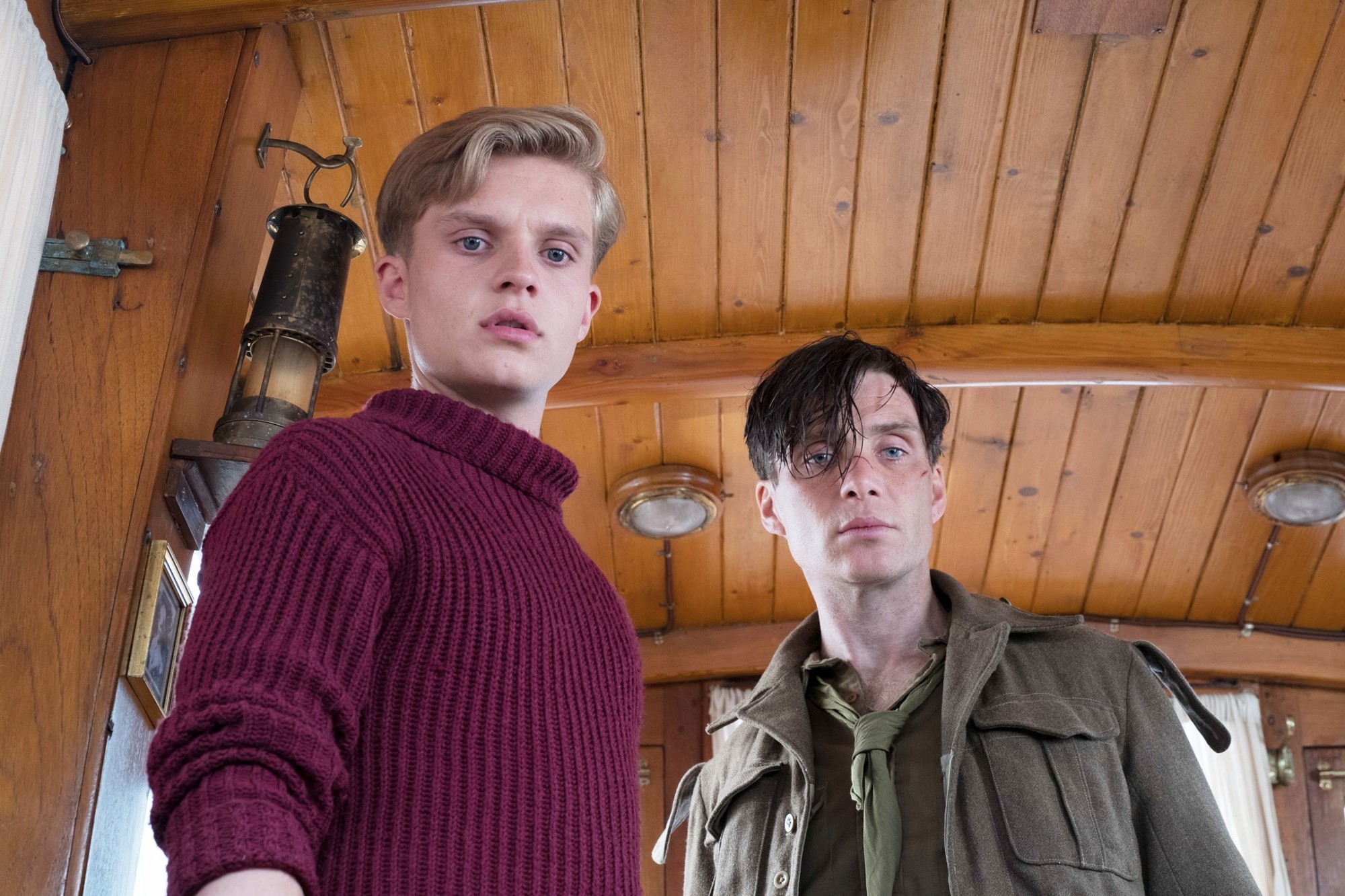 Tom Glynn-Carney and Cillian Murphy in Warner Bros. Pictures' Dunkirk (2017)
