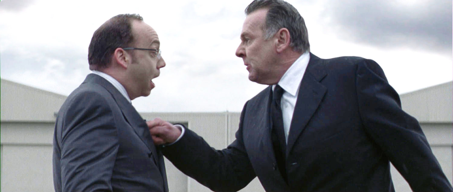 Paul Giamatti stars as Richard Garsik and Tom Wilkinson stars as Howard Tully in Universal Pictures' Duplicity (2009)