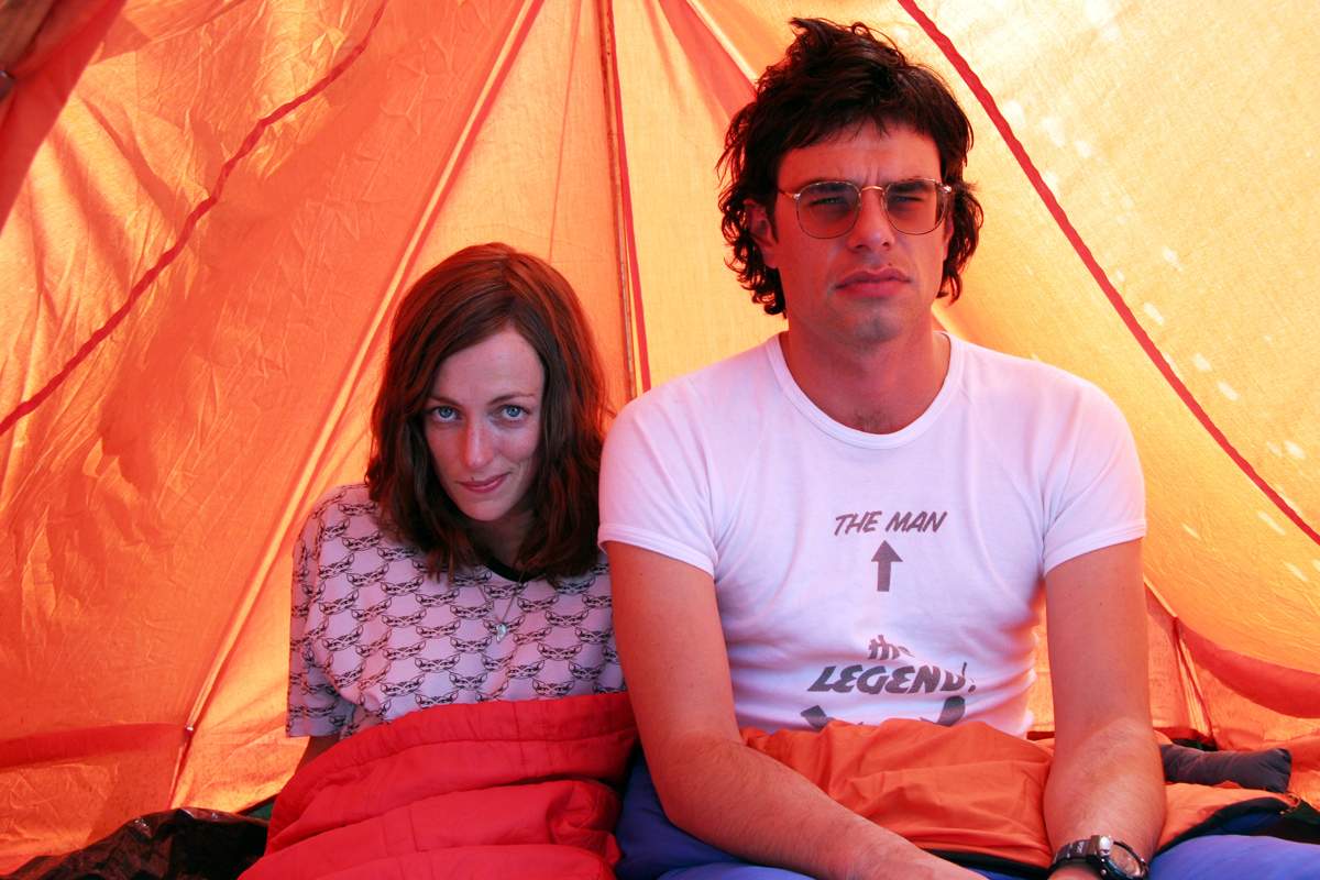 Jemaine Clement as Jarrod and Loren Horsley as Lily in Miramax Films' Eagle vs Shark (2007)
