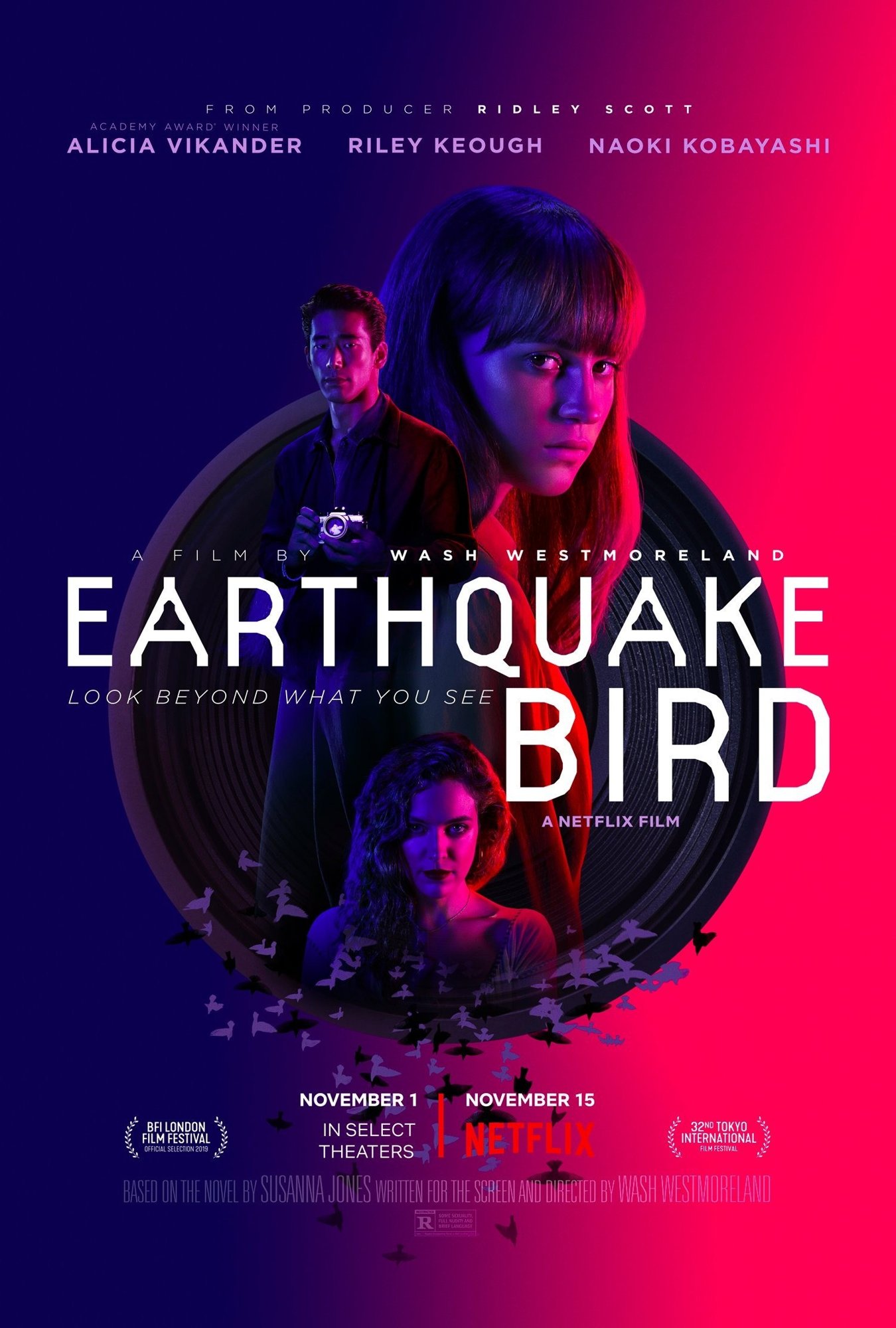 Poster of Netflix's Earthquake Bird (2019)