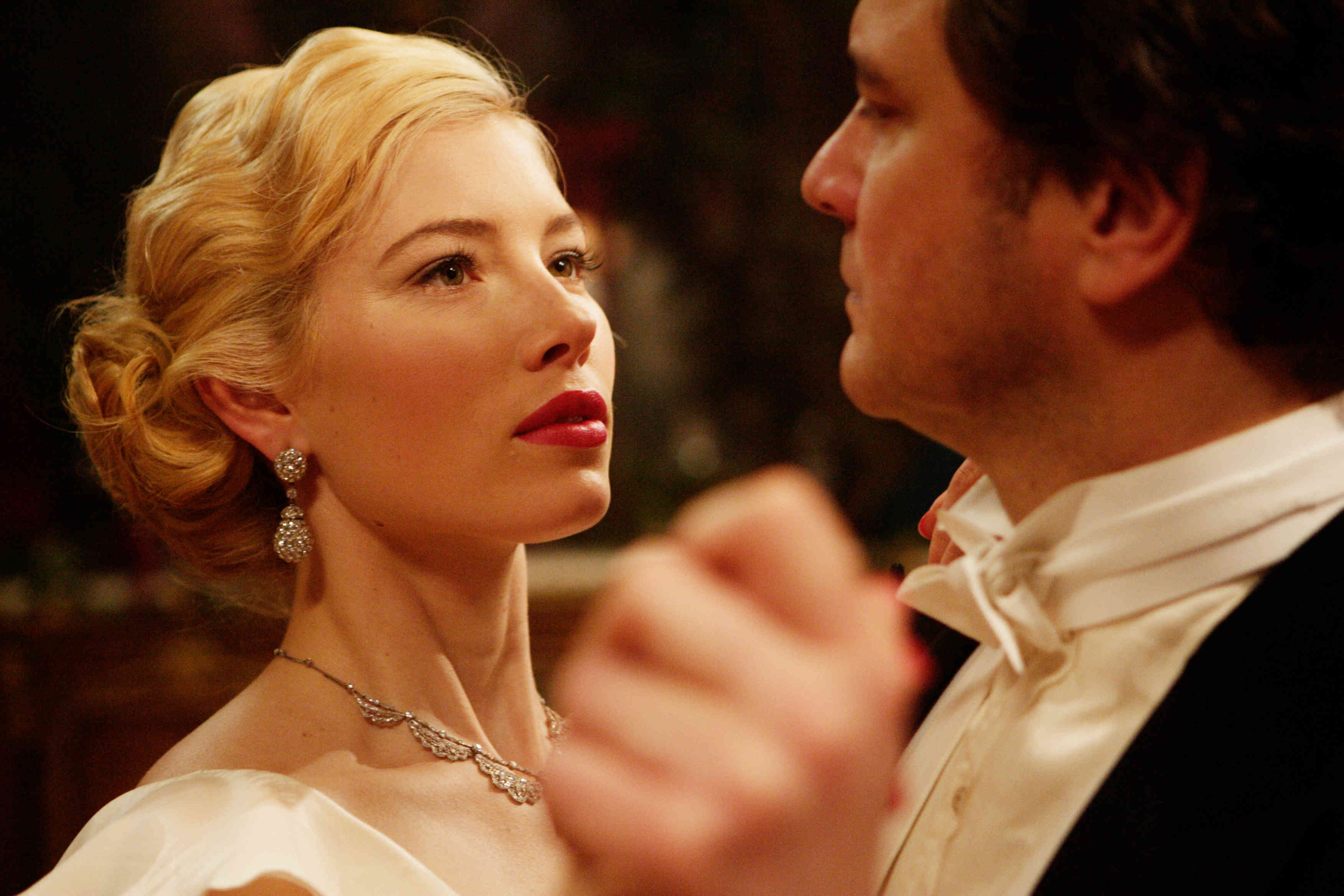 Jessica Biel stars as Larita Huntington and Colin Firth stars as Jim Whittaker in Ealing Studios' Easy Virtue (2009)