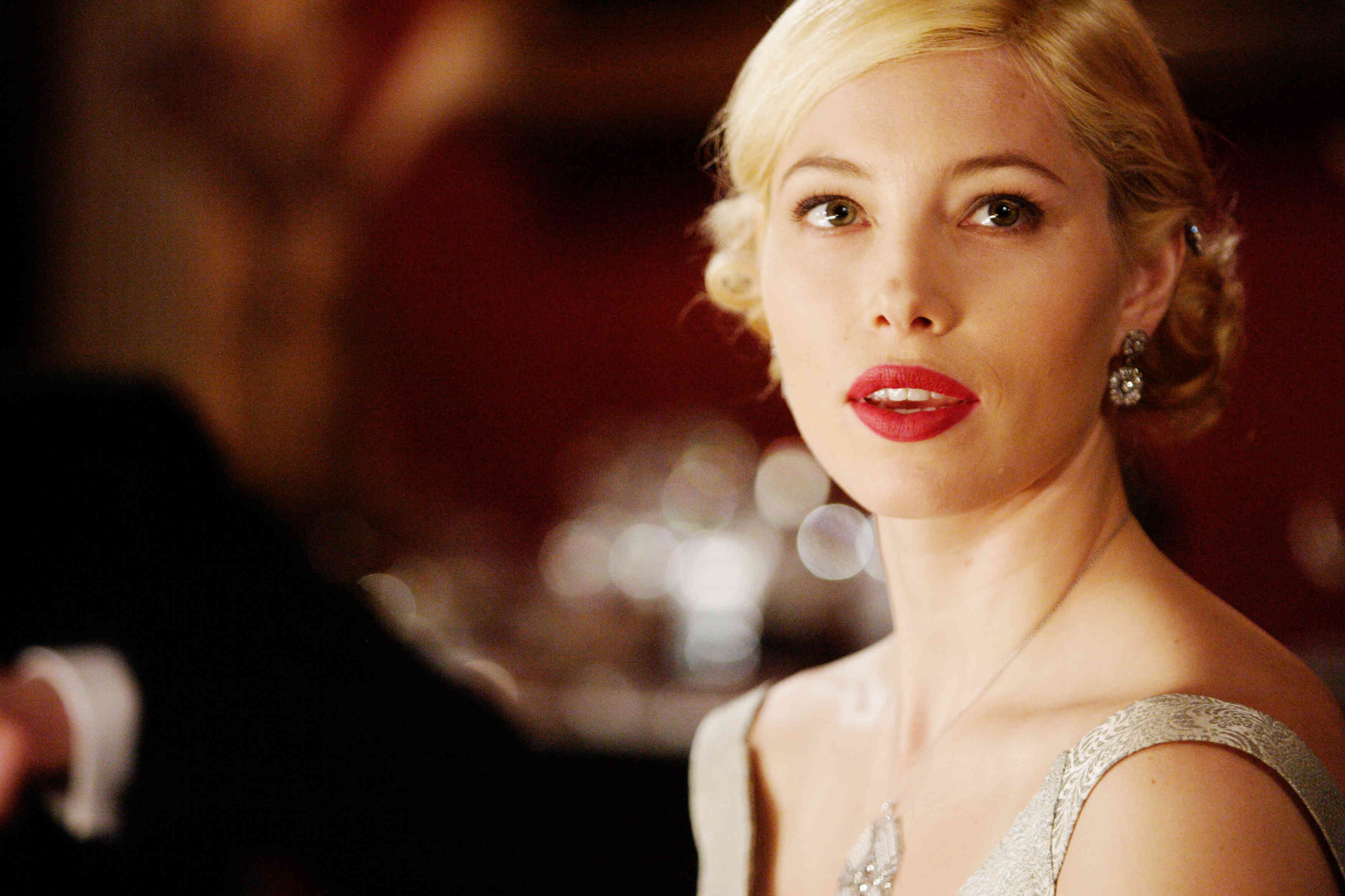 Jessica Biel stars as Larita Huntington in Ealing Studios' Easy Virtue (2009)