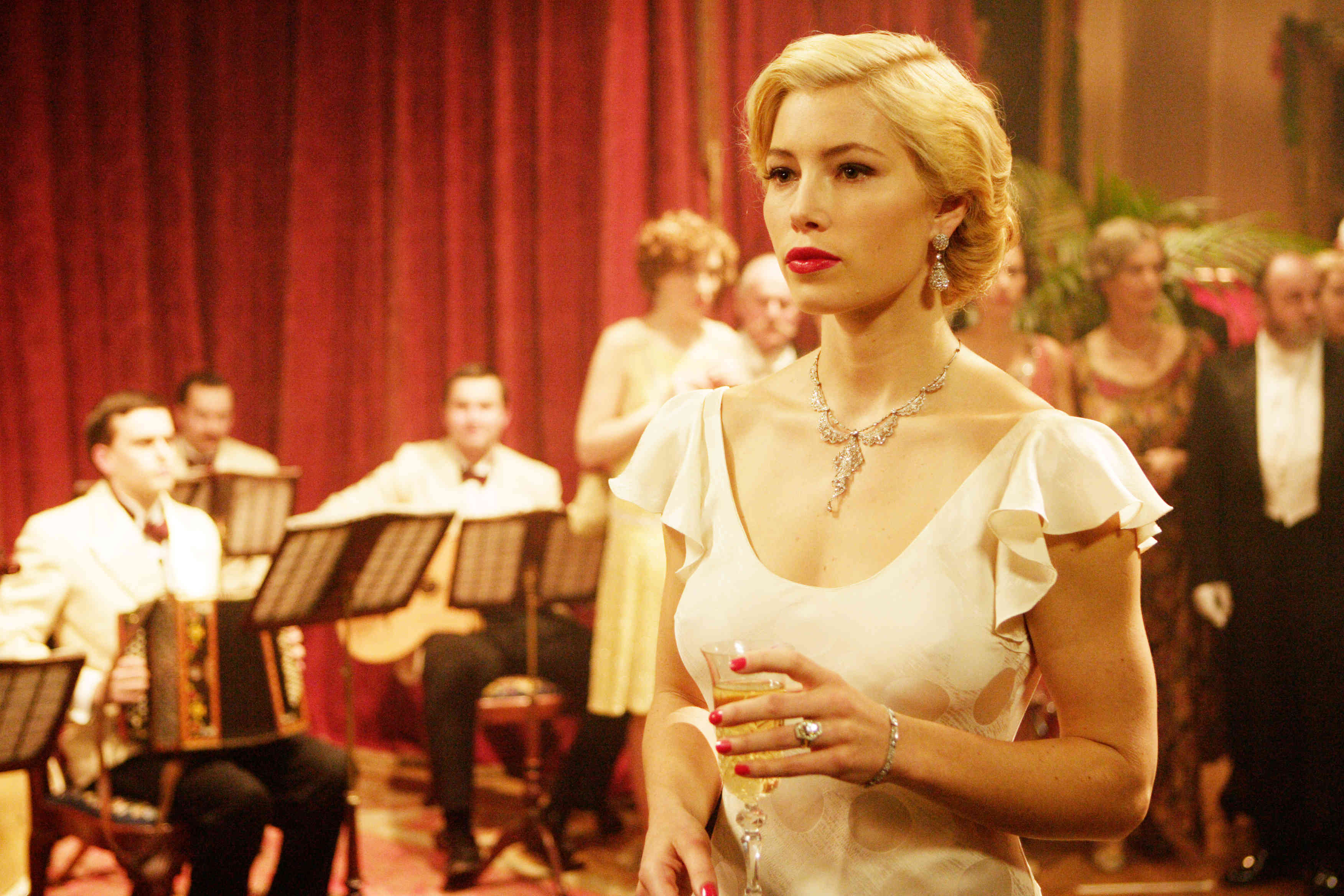 Jessica Biel stars as Larita Huntington in Ealing Studios' Easy Virtue (2009)