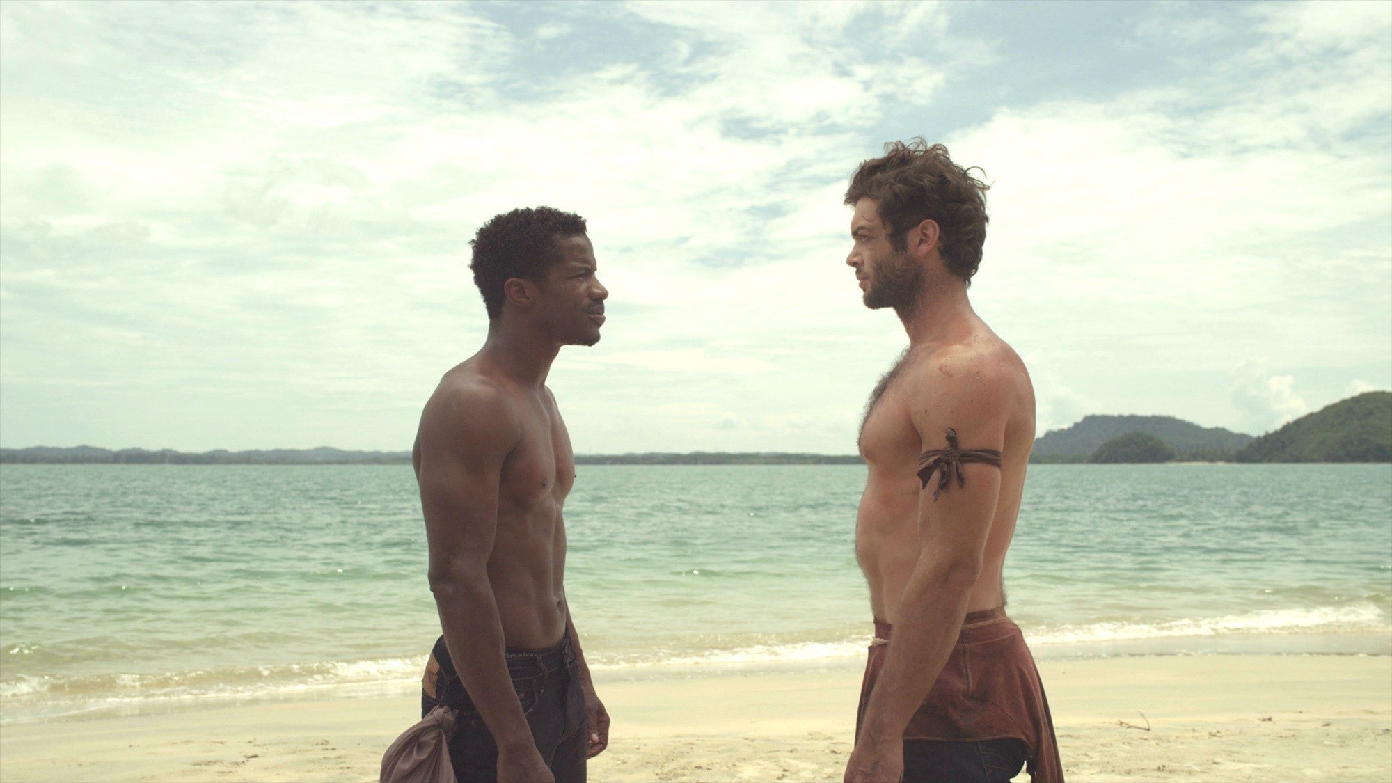 Nate Parker stars as Slim and Ethan Peck stars as Andreas in Vertical Entertainment's Eden (2015)