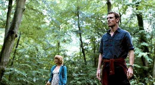 Kelly Reilly stars as Jenny and Michael Fassbender stars as Steve in Third Rail Releasing's Eden Lake (2008)