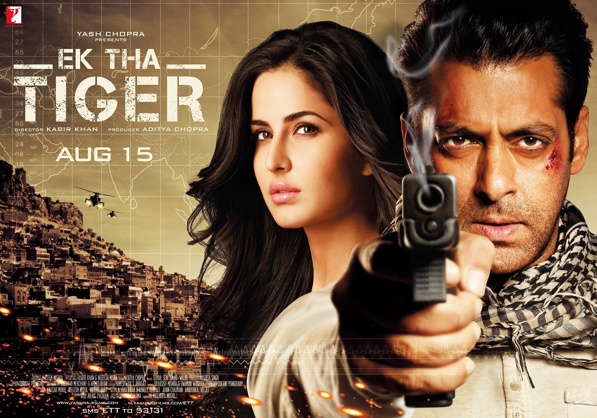 Poster of Yash Raj Films' Ek Tha Tiger (2012)