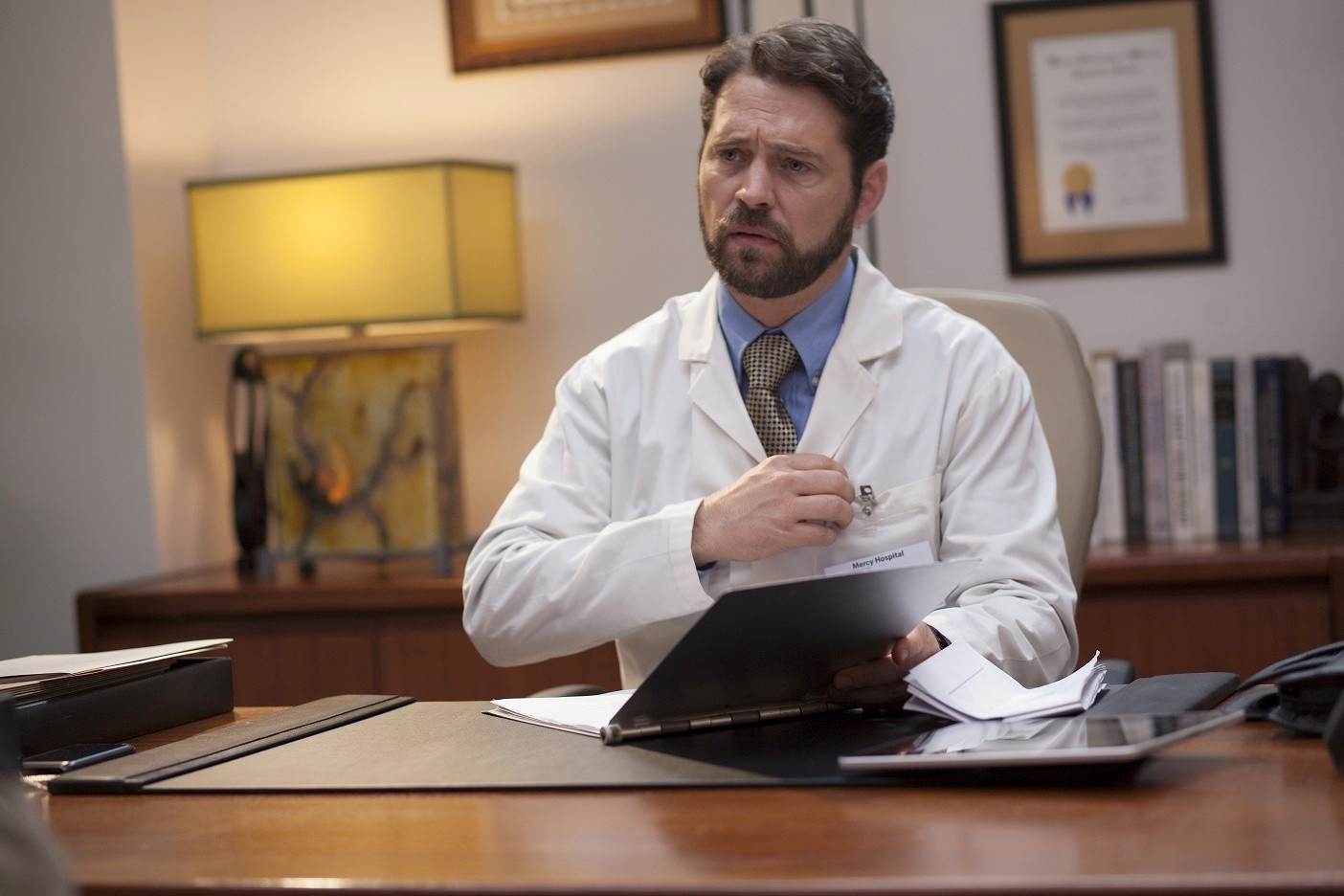 Jason Priestley stars as Dr. Dubrow in Variance Films' Enter the Dangerous Mind (2015)