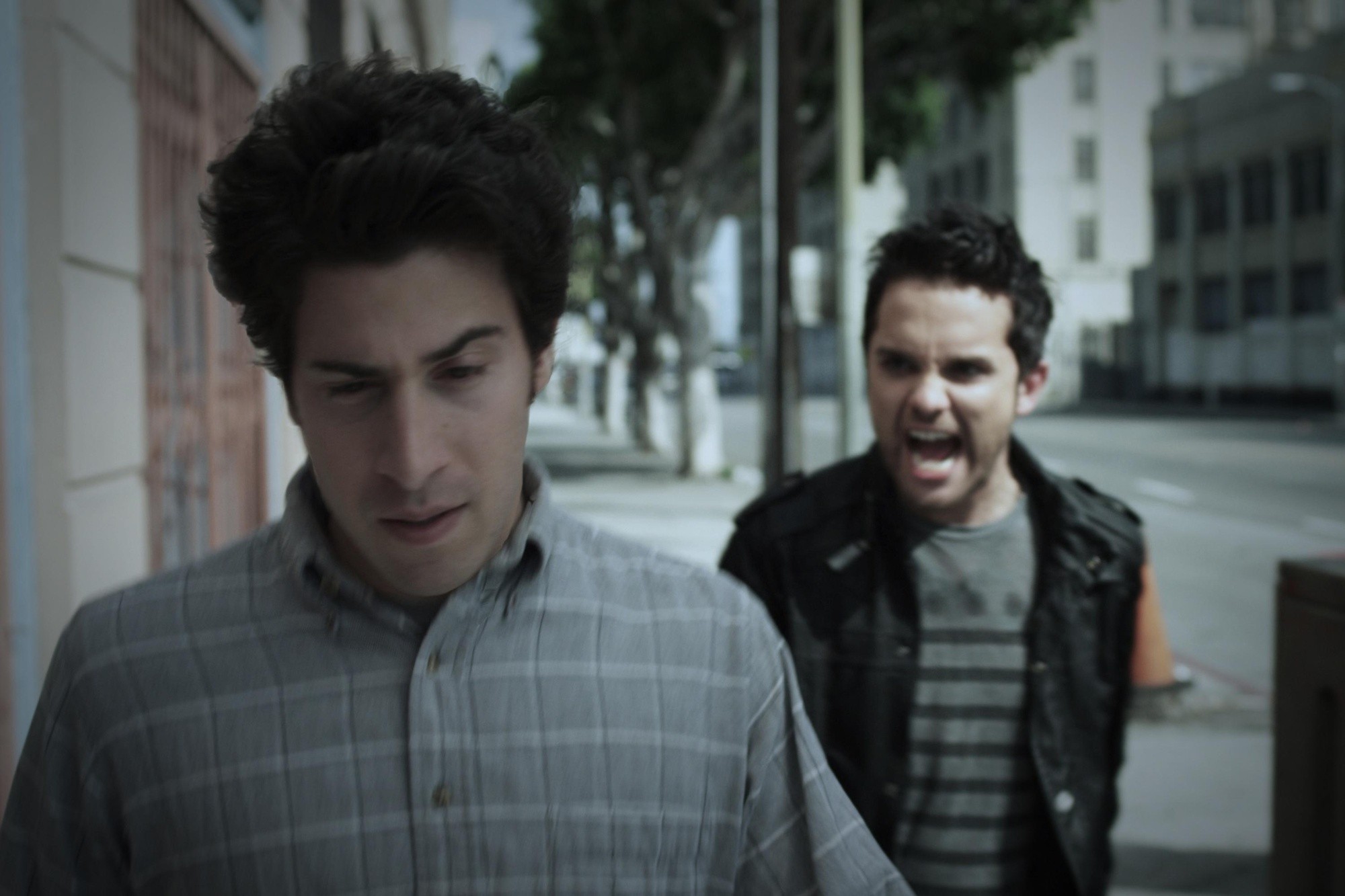 Jake Hoffman stars as Jim Whitman and Thomas Dekker stars as Jake in Variance Films' Enter the Dangerous Mind (2015)