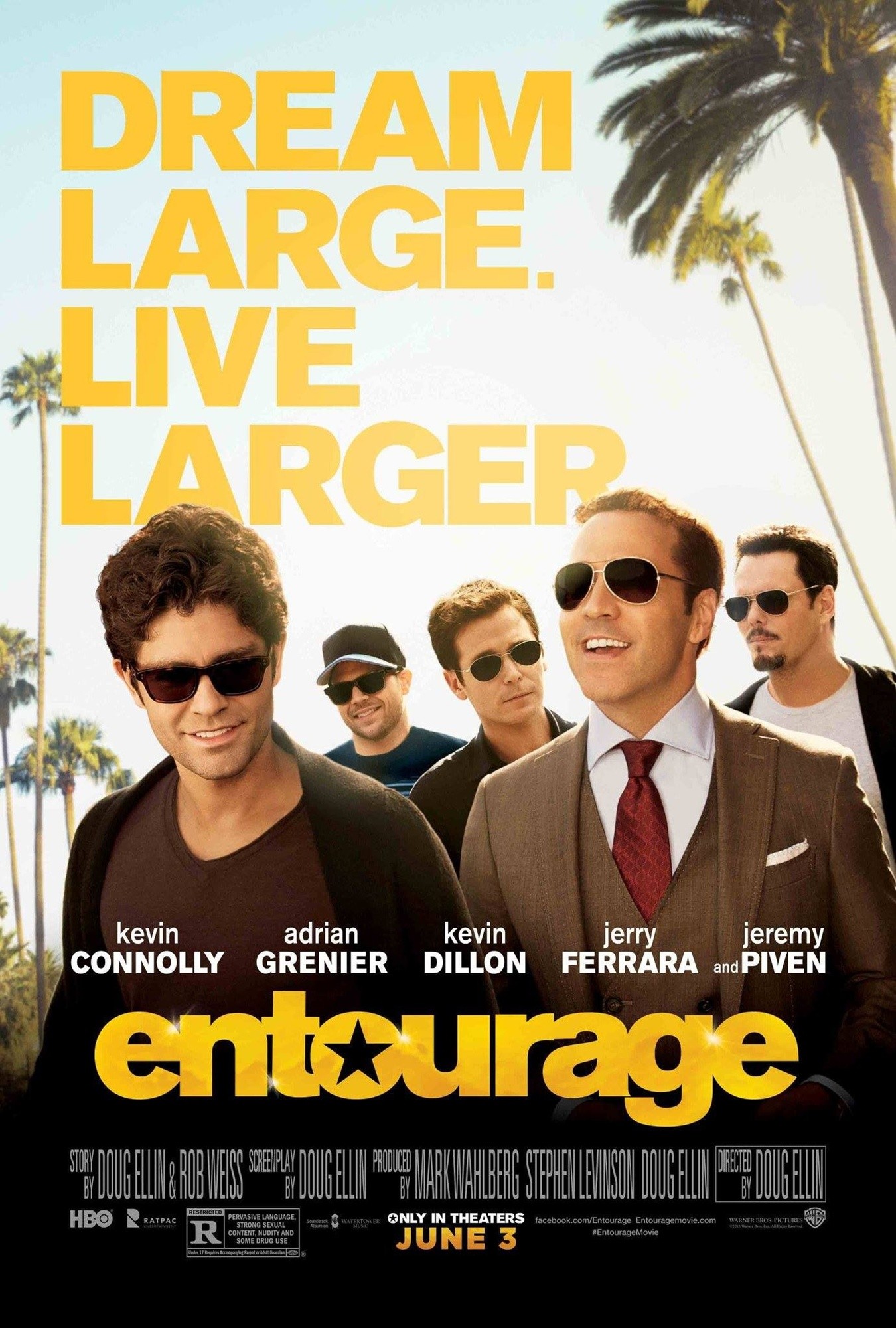 Poster of Warner Bros. Pictures' Entourage (2015)