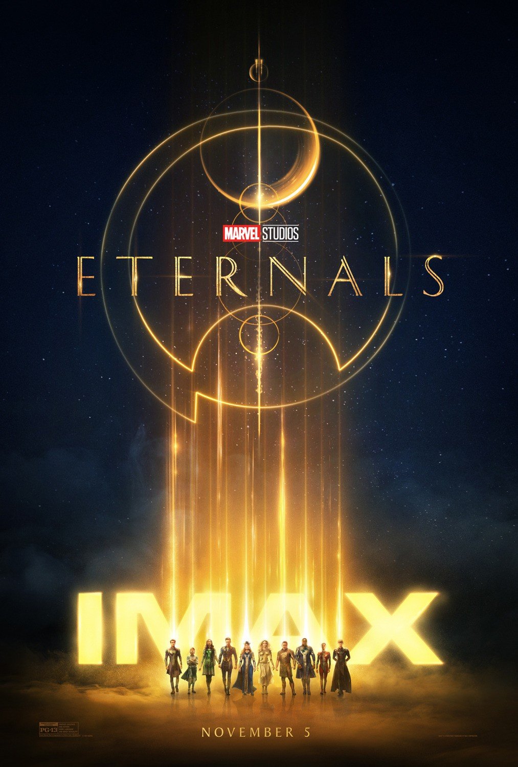 Poster of Eternals (2021)