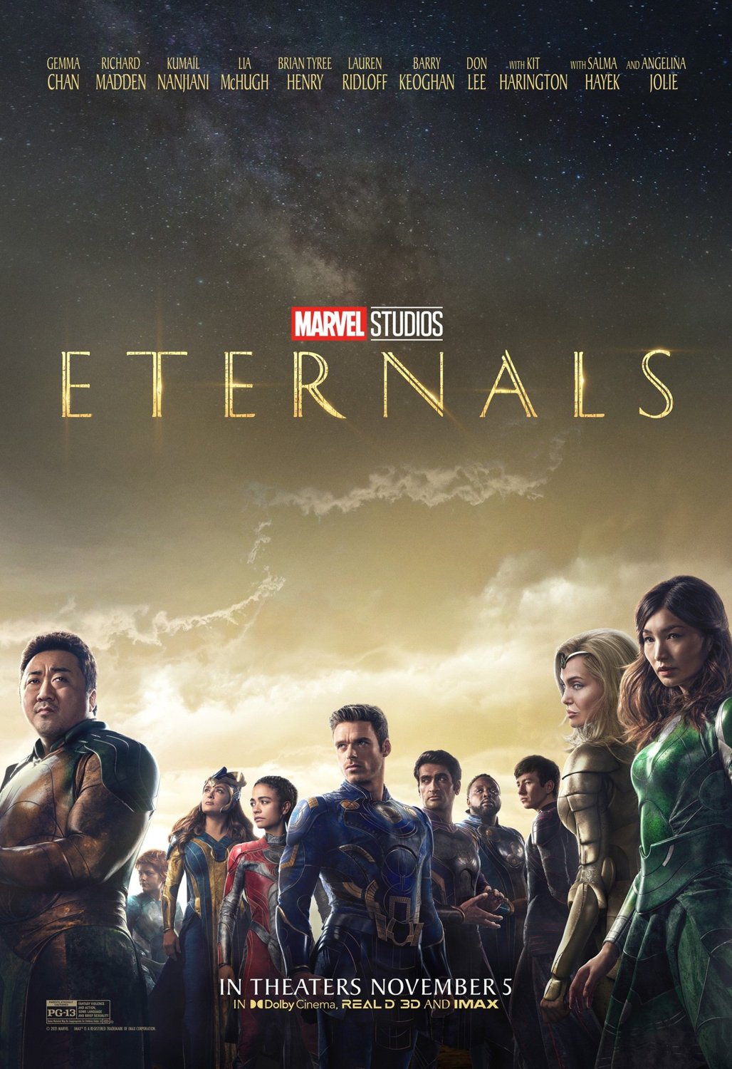 Poster of Eternals (2021)