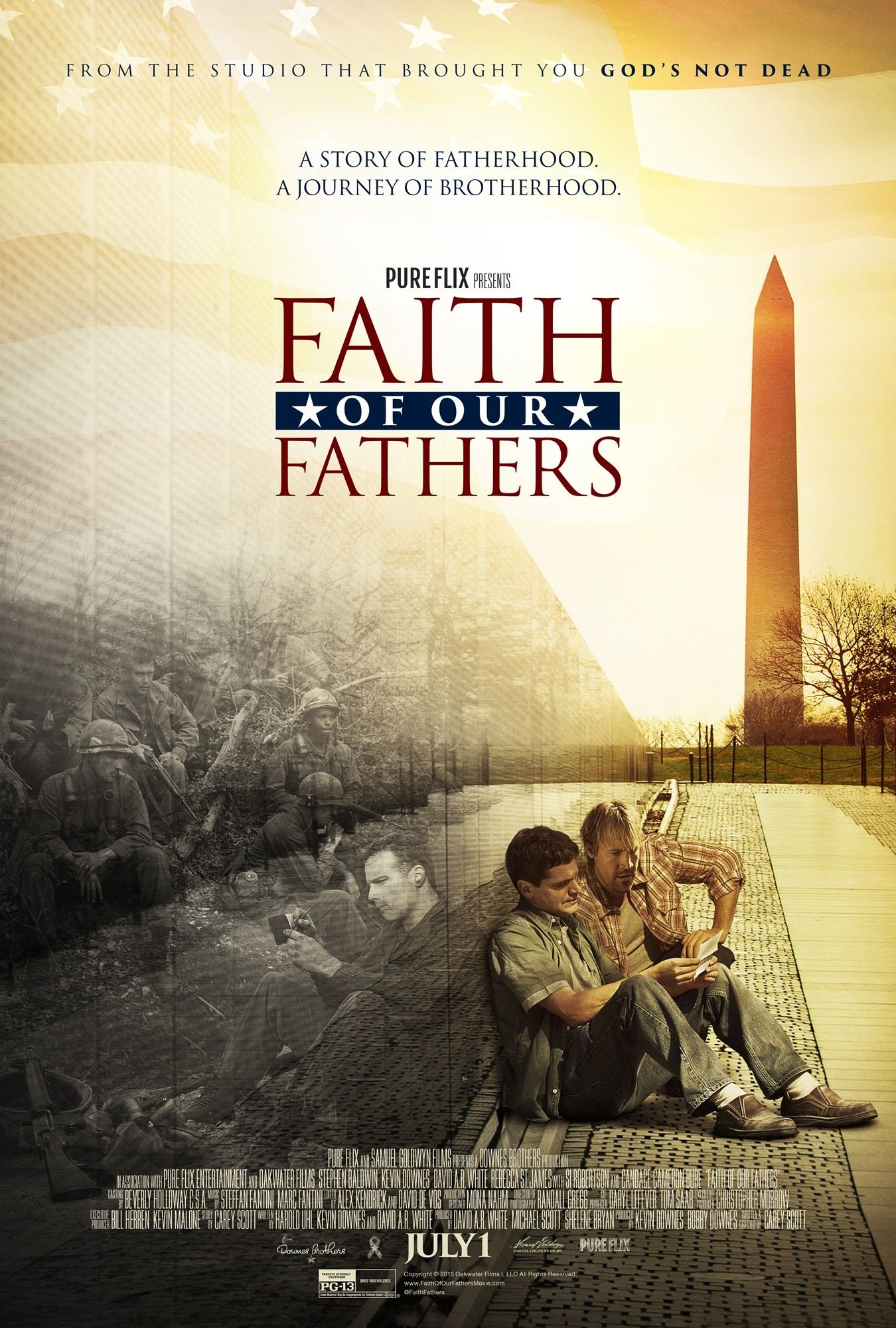 Poster of Pure Flix Entertainment's Faith of Our Fathers (2015)