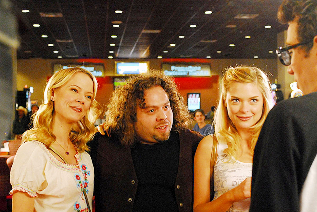 Pell James, Dan Fogler and Jaime King in MGM's Fanboys (2009). Photo credit by John Estes.