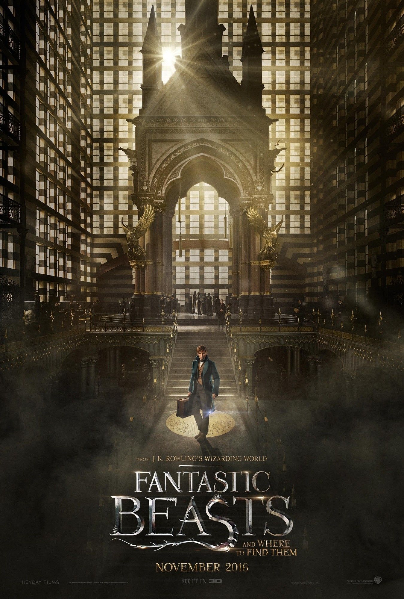 Poster of Warner Bros. Pictures' Fantastic Beasts and Where to Find Them (2016)