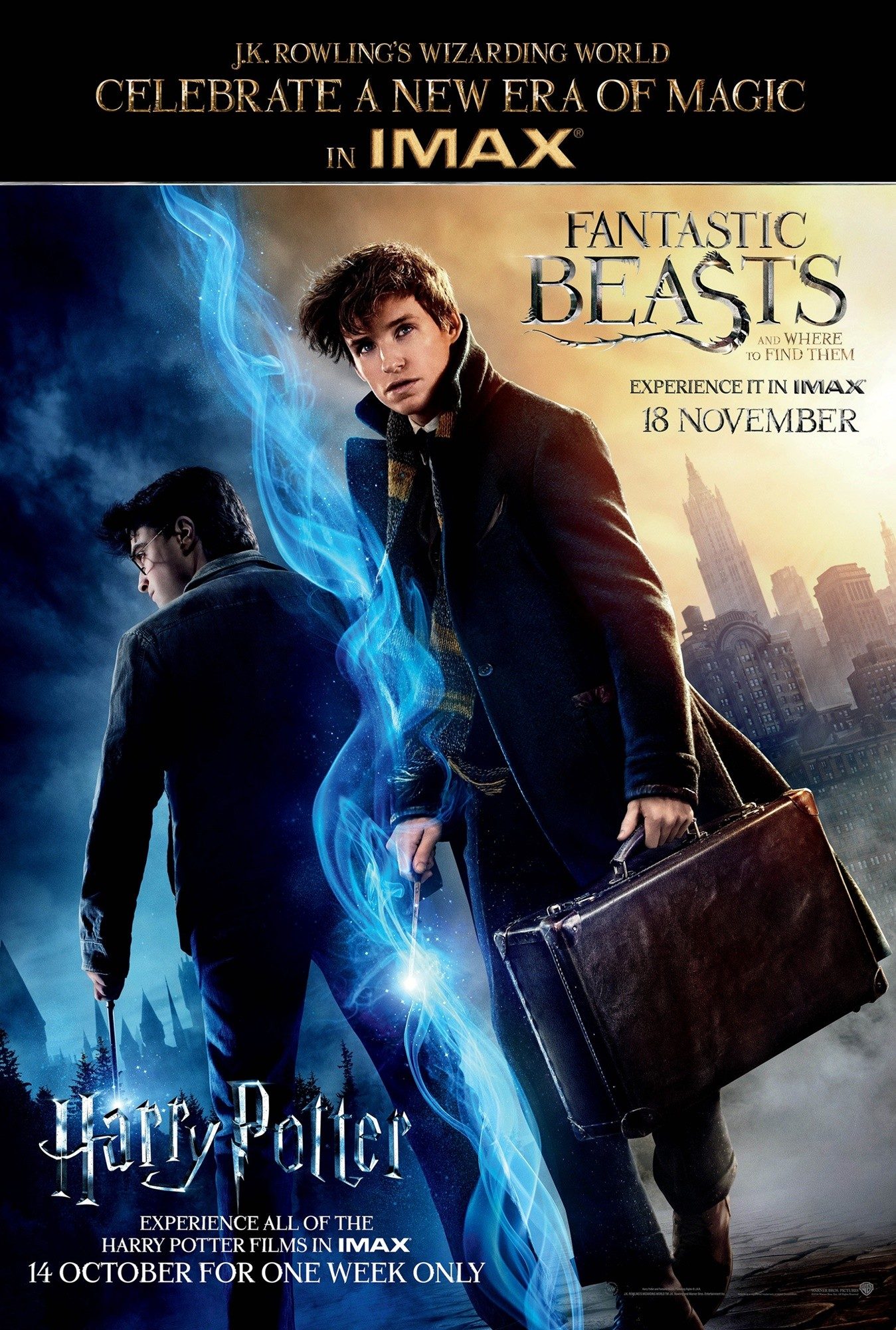 Poster of Warner Bros. Pictures' Fantastic Beasts and Where to Find Them (2016)