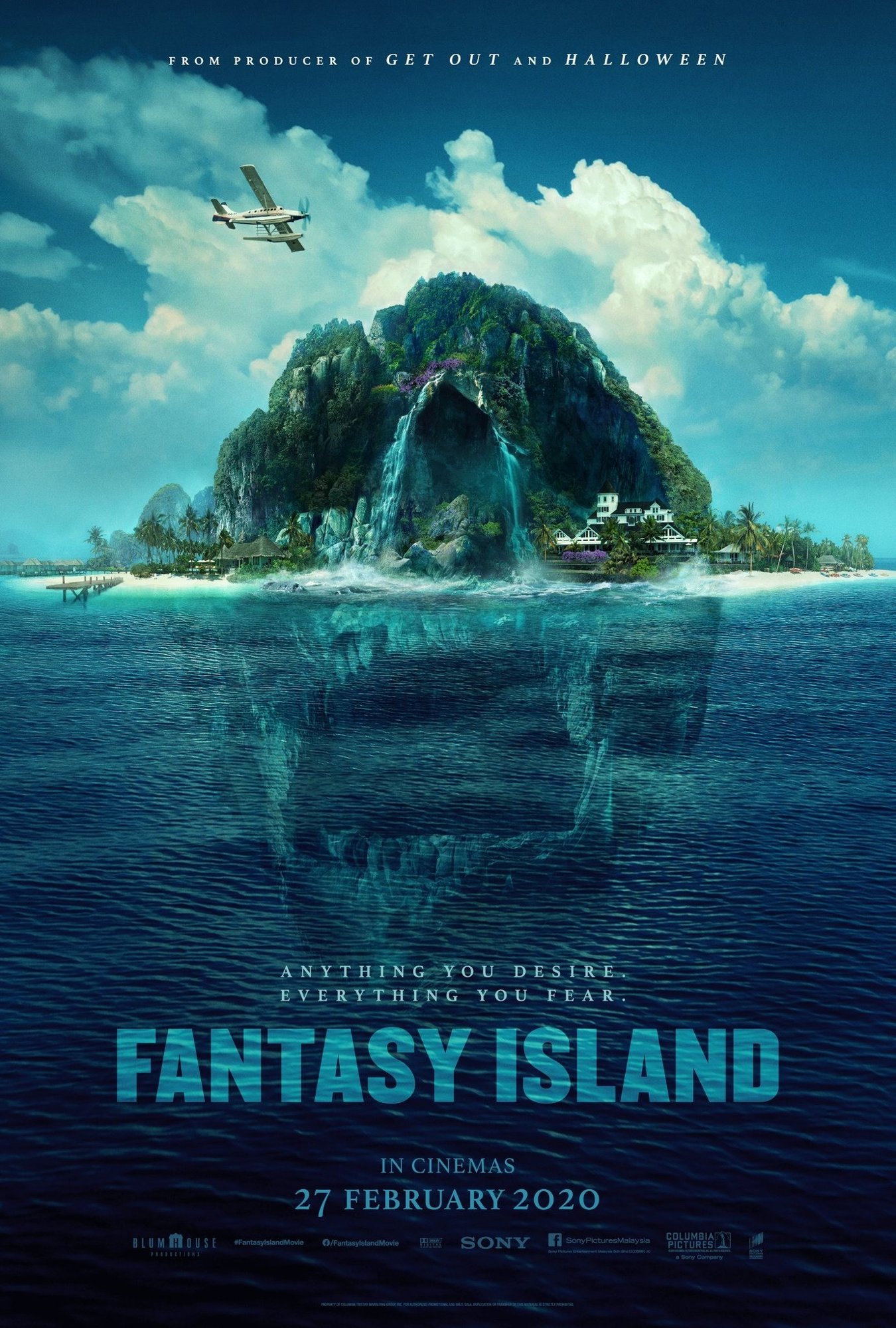 Poster of Sony Pictures' Fantasy Island (2020)