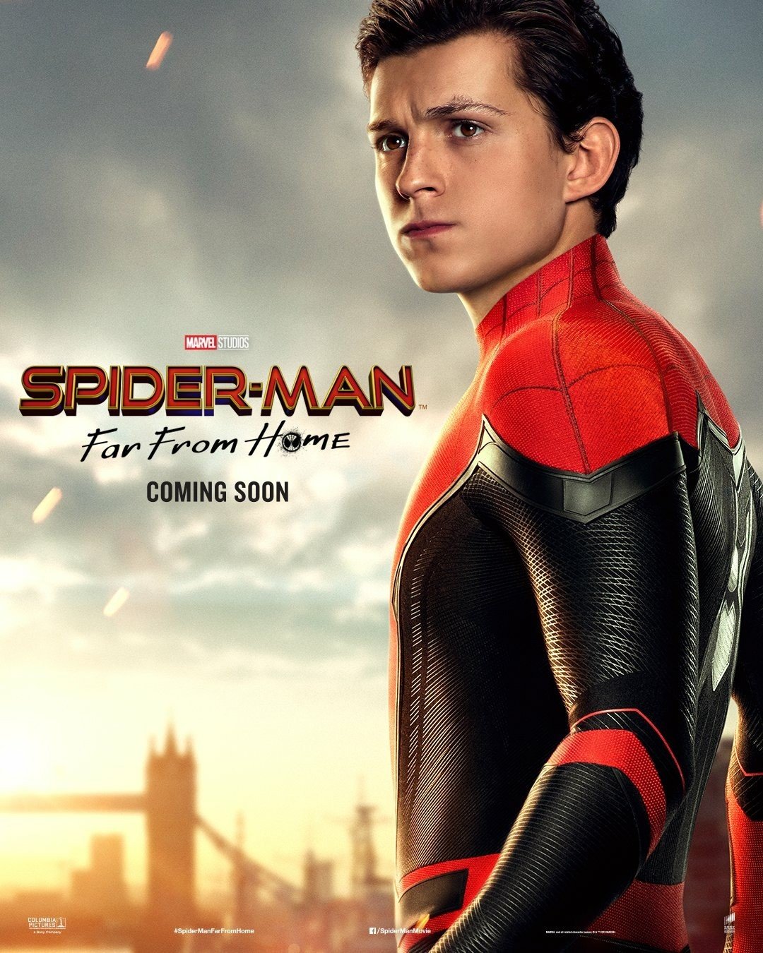 Poster of Sony Pictures' Spider-Man: Far From Home (2019)
