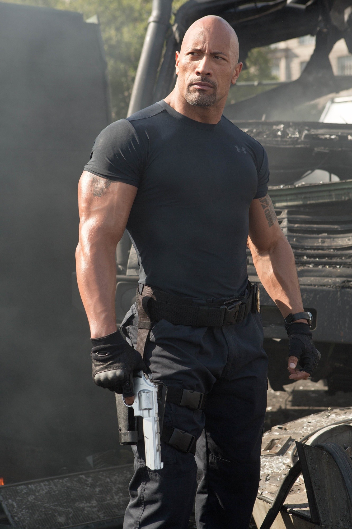 The Rock stars as Luke Hobbs in Universal Pictures' Fast and Furious 6 (2013)