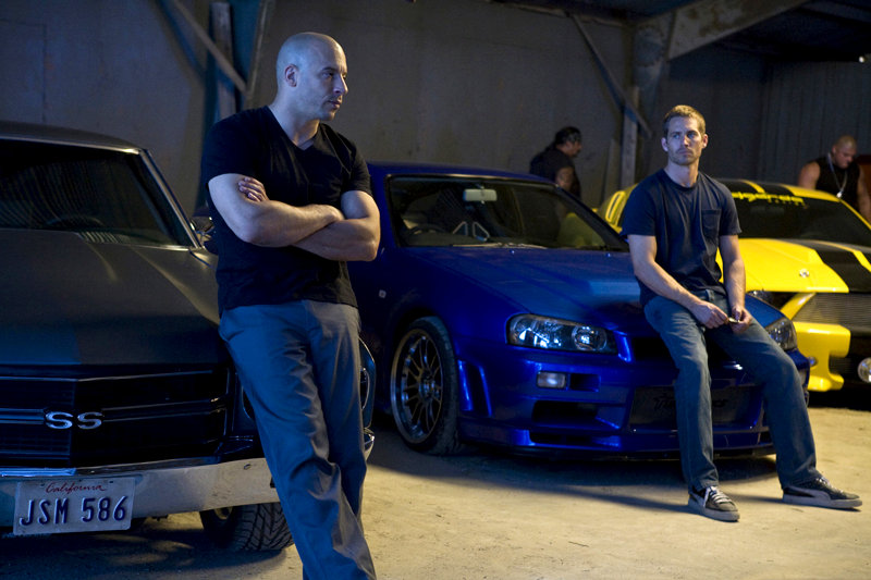 Vin Diesel stars as Dominic Toretto and Paul Walker stars as Brian O'Conner in Universal Pictures' Fast and Furious (2009)