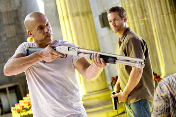 Vin Diesel stars as Dominic Toretto and Paul Walker stars as Brian O'Conner in Universal Pictures' Fast and Furious (2009)