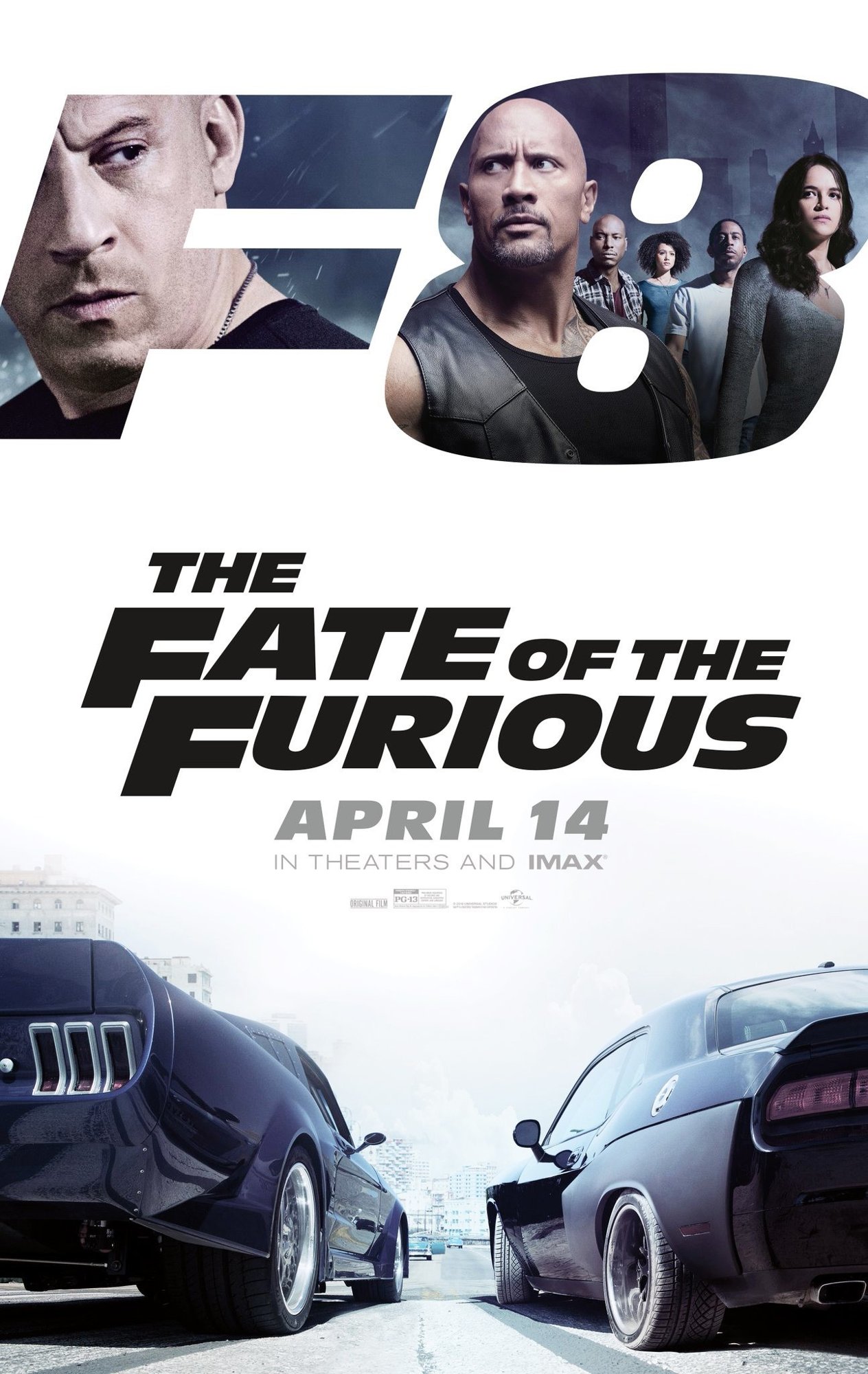 Poster of Universal Pictures' The Fate of the Furious (2017)