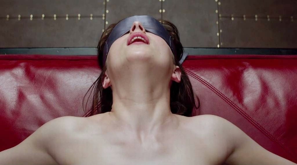 Dakota Johnson stars as Anastasia Steele in Fifty Shades of Grey (2015)