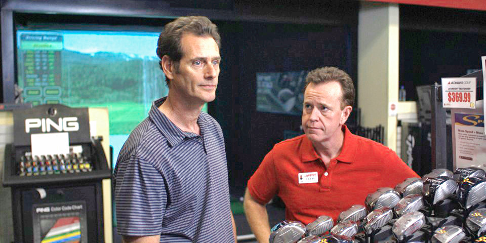 Martin Grey stars as Adam and Steve Hytner stars as Larry in Screen Media Films' About Fifty (2012)