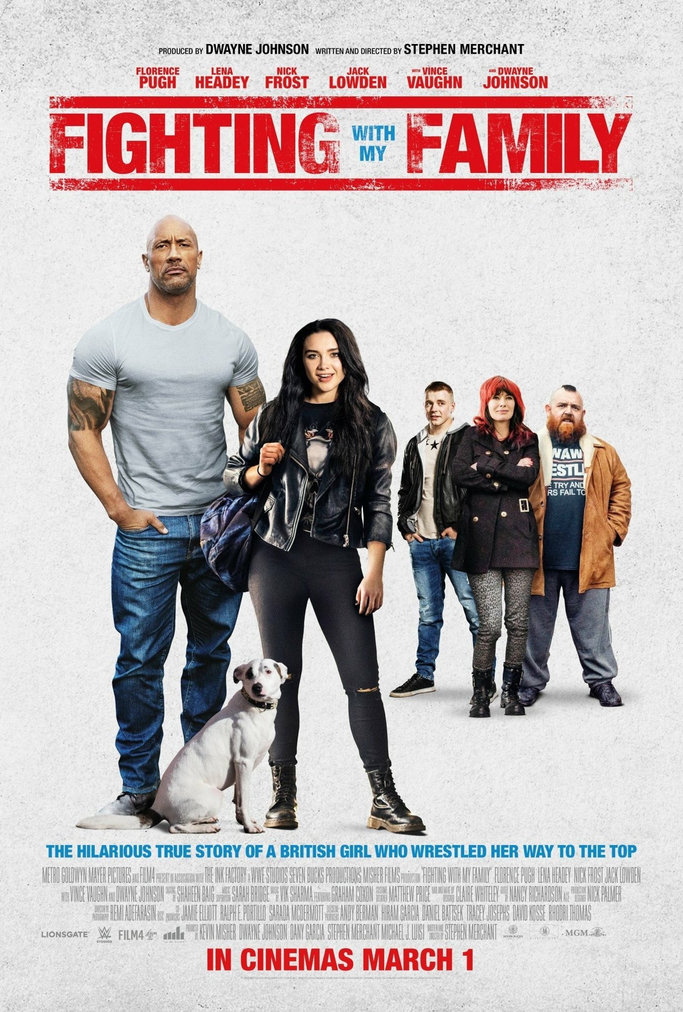 Poster of MGM's Fighting with My Family (2019)