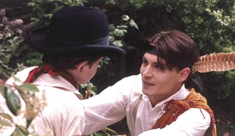 Johnny Depp as Sir James Matthew Barrie in Miramax Films' Finding Neverland (2004)